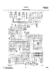 21 - Wiring Diagram parts for Frigidaire Refrigerator FRS23R4CQ0 from AppliancePartsPros.com