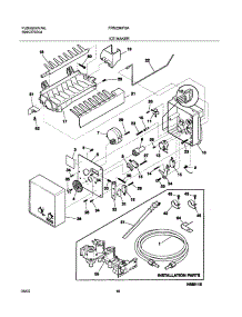 19 - Ice Maker parts for Frigidaire Refrigerator FRS23HF5AW5 from AppliancePartsPros.com