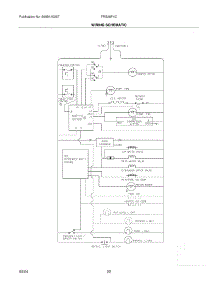 22 - Wiring Schematic parts for Frigidaire Refrigerator FRS26F4CQ2 from AppliancePartsPros.com