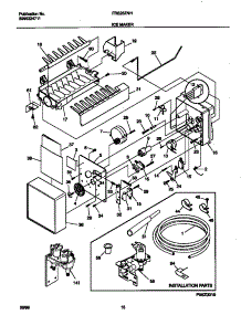 10 - Ice Maker parts for Frigidaire Refrigerator FRS26ZNHB0 from AppliancePartsPros.com