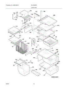 09 - Shelves parts for Frigidaire Refrigerator GLHS268ZDS6 from AppliancePartsPros.com
