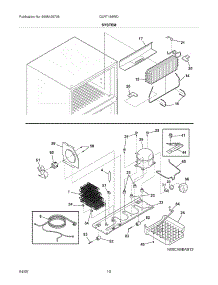 09 - System parts for Frigidaire Refrigerator GLRT188WDL4 from AppliancePartsPros.com