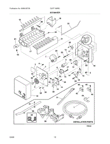 11 - Ice Maker parts for Frigidaire Refrigerator GLRT188WDL4 from AppliancePartsPros.com