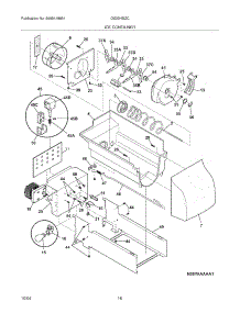 17 - Ice Container parts for Frigidaire Refrigerator GS23HSZCW5 from AppliancePartsPros.com