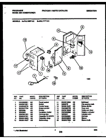 03 - Electrical Parts parts for Frigidaire Air Conditioner FAL106P1A2 from AppliancePartsPros.com