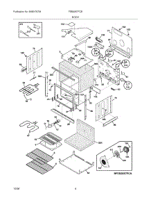 05 - Body parts for Frigidaire Oven FEB30S7FCB from AppliancePartsPros.com