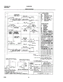 10 - Wiring Diagram parts for Frigidaire Oven GLEB30T8CBA from AppliancePartsPros.com