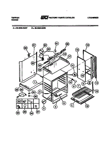 09 - Body Parts parts for Frigidaire Range 36-3052-23-07 from AppliancePartsPros.com