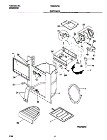 08 - Ice Dispenser parts for Frigidaire Refrigerator TRS20WRHW1 from AppliancePartsPros.com