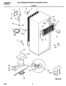 05 - System parts for Frigidaire Refrigerator MRT15CSED5 from AppliancePartsPros.com