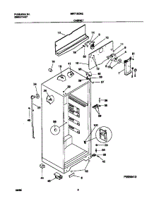 03 - Cabinet parts for Frigidaire Refrigerator MRT15CNEY7 from AppliancePartsPros.com