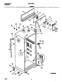 03 - Cabinet parts for Frigidaire Refrigerator MRT15CSED2 from AppliancePartsPros.com