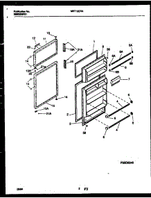 02 - Door Parts parts for Frigidaire Refrigerator MRT15CRAD1 from AppliancePartsPros.com