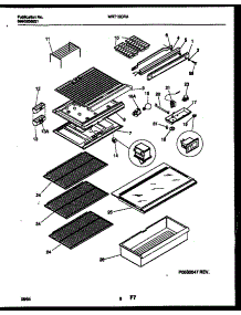 04 - Shelves And Supports parts for Frigidaire Refrigerator MRT15CRAD1 from AppliancePartsPros.com