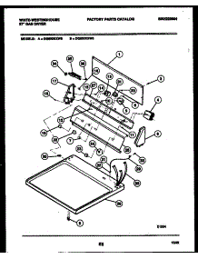 04 - Console And Control Parts parts for Frigidaire Dryer DG650KXW5 from AppliancePartsPros.com