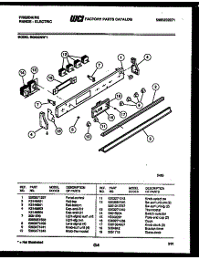 03 - Control Panel parts for Frigidaire Range RG533NL1 from AppliancePartsPros.com