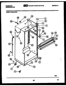 03 - Cabinet Parts parts for Frigidaire Refrigerator FPES19TPH0 from AppliancePartsPros.com