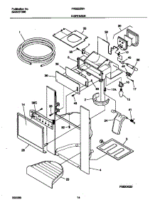 08 - Ice And Water Disp parts for Frigidaire Refrigerator FRS22ZGHB4 from AppliancePartsPros.com