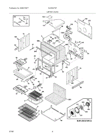 05 - Upper Oven parts for Frigidaire Oven GLEB30T9FBA from AppliancePartsPros.com