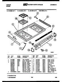 03 - Cooktop Parts parts for Frigidaire Range 30-4988-23-03 from AppliancePartsPros.com