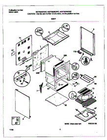03 - Body parts for Frigidaire Range MEF322BGDE from AppliancePartsPros.com