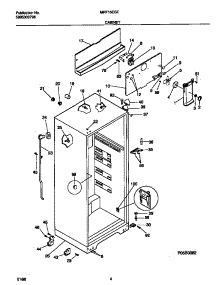 03 - Cabinet parts for Frigidaire Refrigerator MRT15CSED4 from AppliancePartsPros.com