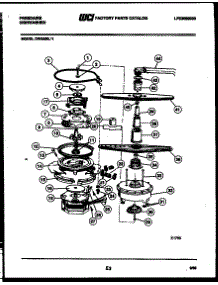 05 - Motor Pump Parts parts for Frigidaire Dishwasher DW3350A1 from AppliancePartsPros.com