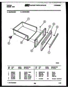 07 - Drawer Parts parts for Frigidaire Range 30-6759-00-01 from AppliancePartsPros.com