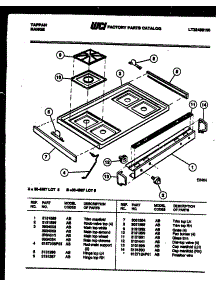 03 - Cooktop Parts parts for Frigidaire Range 30-4987-66-06 from AppliancePartsPros.com