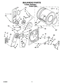 03 - Bulkhead Parts, Optional Parts (Not Included) parts for Estate Dryer TEDX640PQ1 from AppliancePartsPros.com