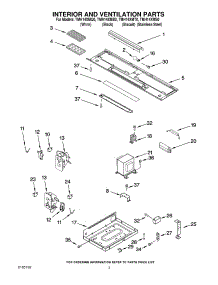 03 - Interior And Ventilation Parts parts for Estate Microwave TMH14XMB0 from AppliancePartsPros.com