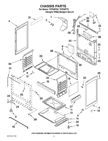 04 - Chassis Parts parts for Estate Range TGP305TQ0 from AppliancePartsPros.com