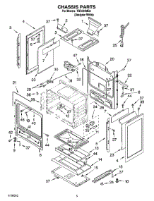 04 - Chassis Parts parts for Estate Range TGS325MQ4 from AppliancePartsPros.com