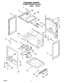 03 - Chassis Parts parts for Estate Range TEP315RW2 from AppliancePartsPros.com