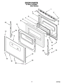 06 - Door Parts, Miscellaneous Parts parts for Estate Range TGS326MS0 from AppliancePartsPros.com