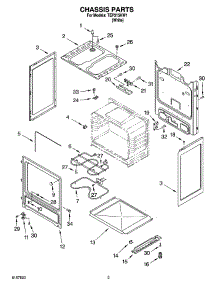 03 - Chassis Parts parts for Estate Range TEP315KW1 from AppliancePartsPros.com