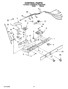 12 - Control Parts, Optional Parts parts for Estate Refrigerator TS22AFXKQ08 from AppliancePartsPros.com