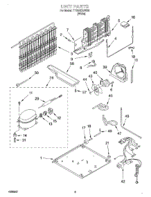 06 - Unit, Optional parts for Estate Refrigerator TT18AKXJW00 from AppliancePartsPros.com