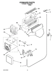 12 - Icemaker Parts, Optional Parts (Not Included) parts for Estate Refrigerator TS25CFXTQ01 from AppliancePartsPros.com