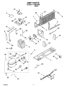 04 - Unit Parts parts for Estate Refrigerator TT18SKXRD00 from AppliancePartsPros.com