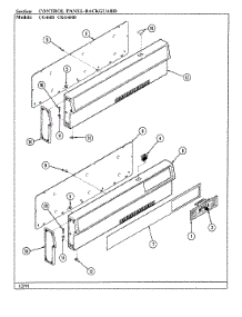 02 - Control Panel parts for Hardwick Range CG4622MA439RG from AppliancePartsPros.com