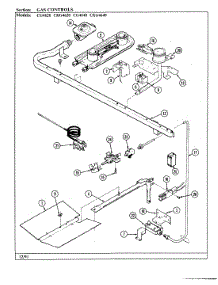 03 - Controls parts for Hardwick Range CG4622MW539RG from AppliancePartsPros.com