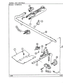 05 - Gas Controls (H4100prx) parts for Hardwick Range H4100PRW from AppliancePartsPros.com
