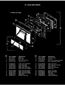 05 - Door (-3 Models) parts for Hardwick Range CPF9822A539A from AppliancePartsPros.com