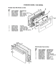 04 - Door (-6 Model) parts for Hardwick Range PD-950 from AppliancePartsPros.com