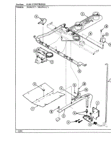 03 - Gas Controls parts for Hardwick Range SG9617A429R from AppliancePartsPros.com