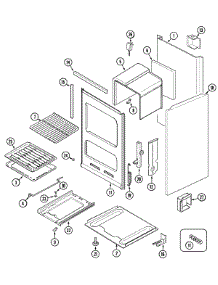 01 - Body / Oven Parts For Hardwick Range 70231 From Appliancepartspros.Com
