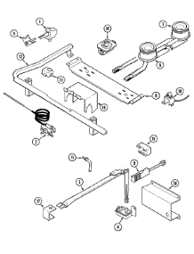 03 - Gas Controls Parts For Hardwick Range 70231 From Appliancepartspros.Com