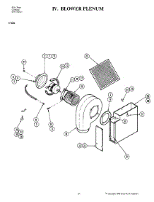 01 - Blower Plenum (C226) Parts For Jenn-Air Cooktop C226 From Appliancepartspros.Com