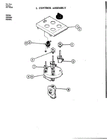 03 - Control Assembly Parts For Jenn-Air Cooktop Cg200 From Appliancepartspros.Com